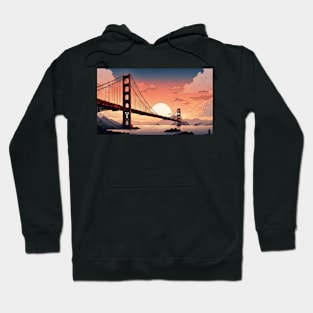 Golden Gate Bridge at Sunset Hoodie